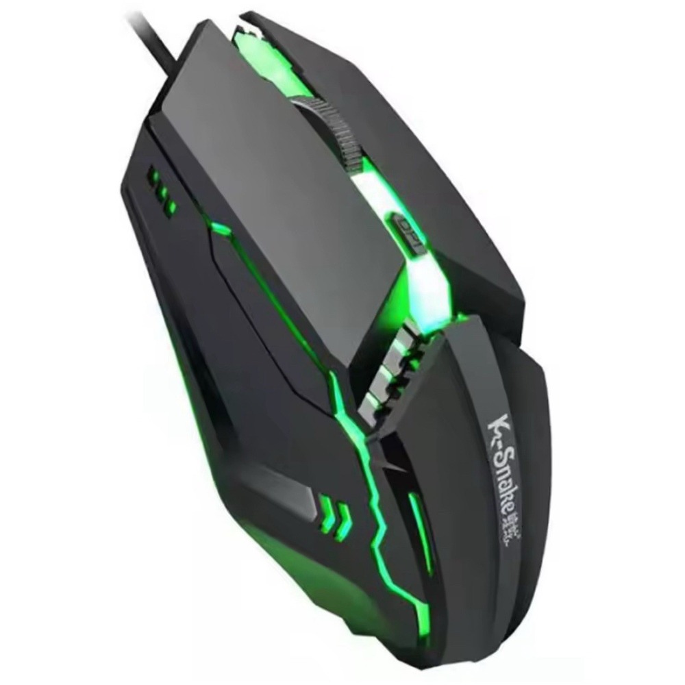 K-Snake M11 Luminous‎ Wired Gaming -7 Buttpns, Adjustable DPI, RGB Backlit,  USB